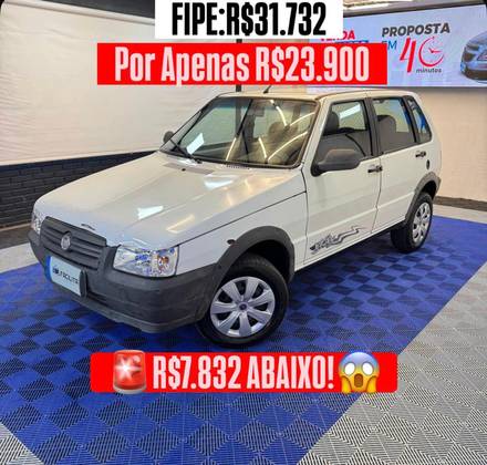 FIAT UNO 1.0 MPI MILLE WAY ECONOMY 8V FLEX 4P MANUAL